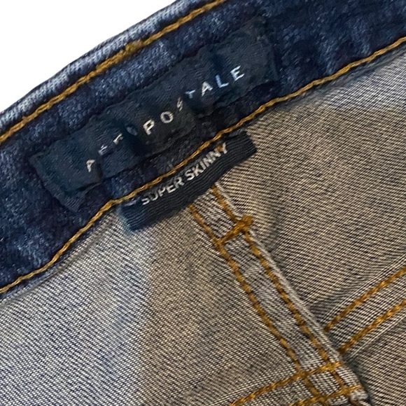 Aeropostale Super Skinny Jeans Men’s Size 36” x 32” Excellent Condition Blue - Picture 8 of 11